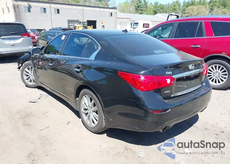2015 Infiniti Q50 Premium z USA, uszkodzony, nr VIN JN1BV7AR0FM411998